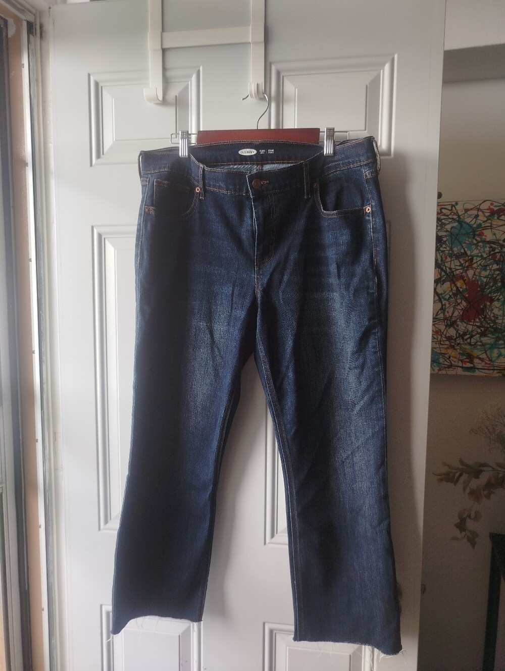 Old Navy Women's Dark Blue Flare Jeans